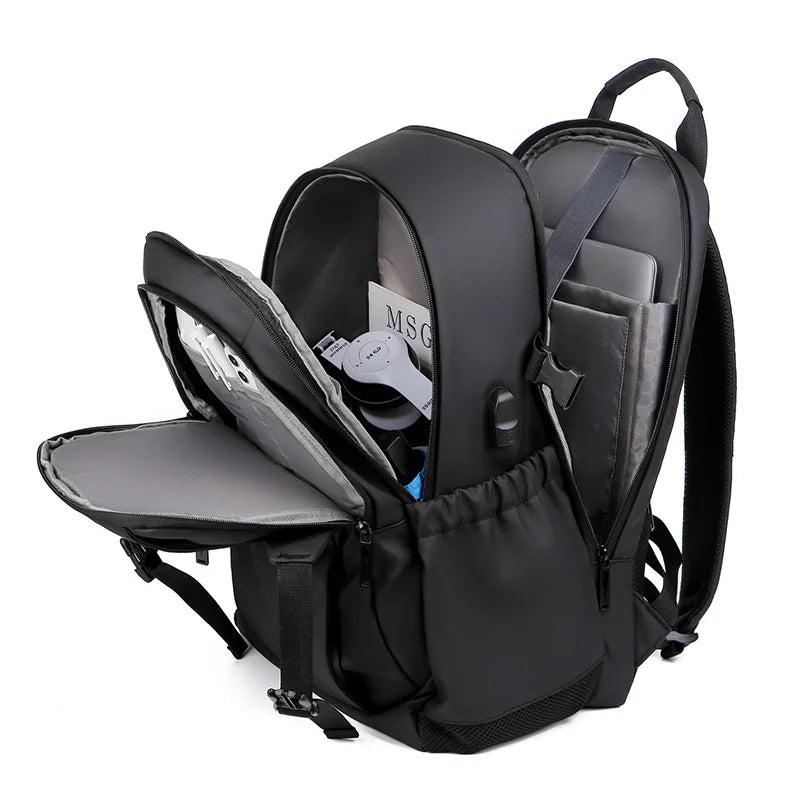 Sac à Dos Toposhine Homme - Anti-Vol, USB, Imperméable (32L)