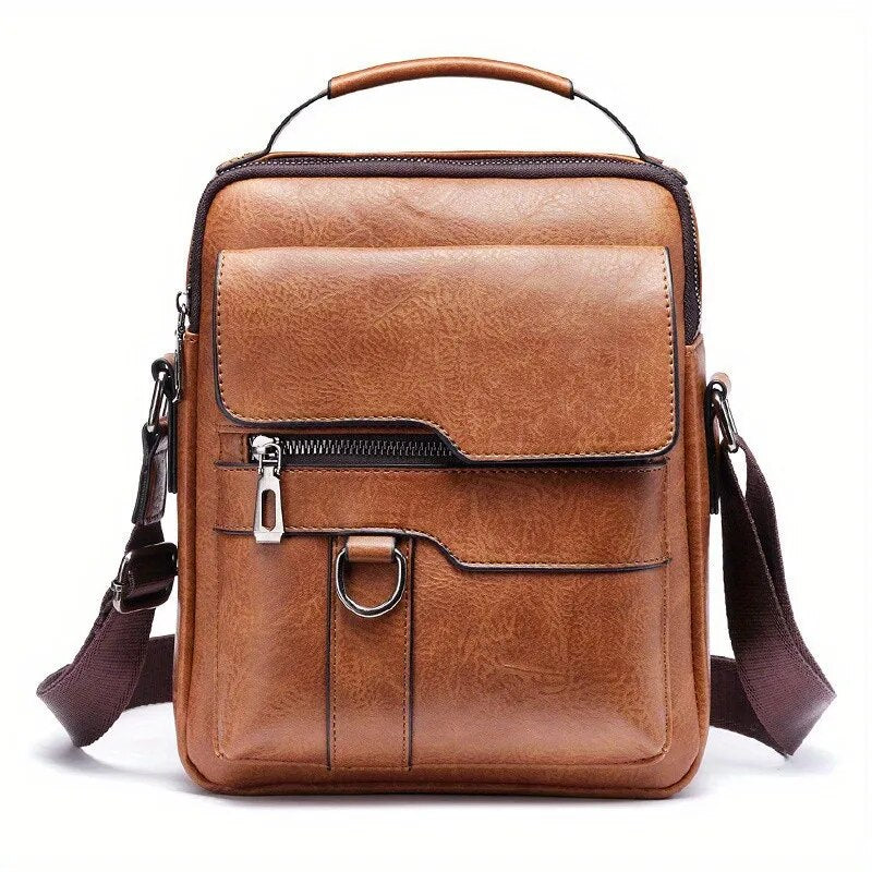 Sac Bandoulière Homme en Cuir PU – Élégance et Fonctionnalité