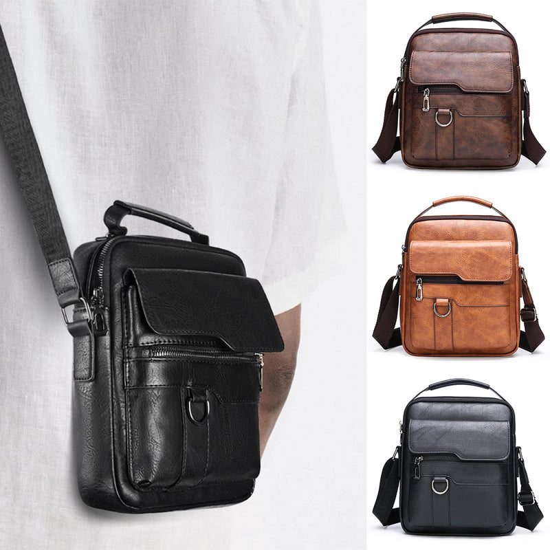 Sac Bandoulière Homme en Cuir PU – Élégance et Fonctionnalité