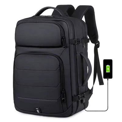 Sac à Dos Homme 17.3” – Grande Capacité, Imperméable et Extensible (5 cm)