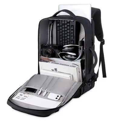Sac à Dos Homme 17.3” – Grande Capacité, Imperméable et Extensible (5 cm)