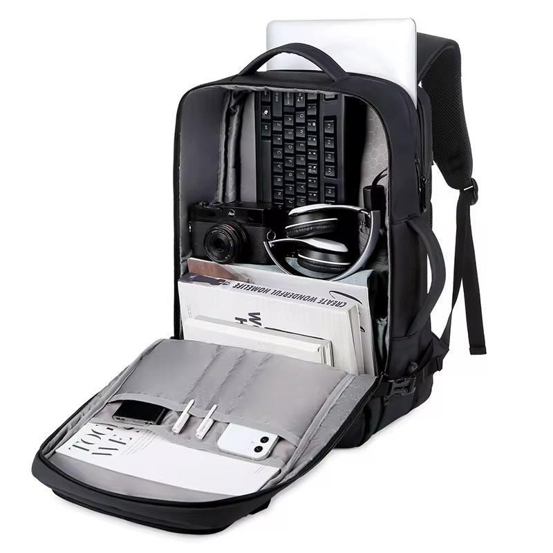 Sac à Dos Homme 17.3” – Grande Capacité, Imperméable et Extensible (5 cm)