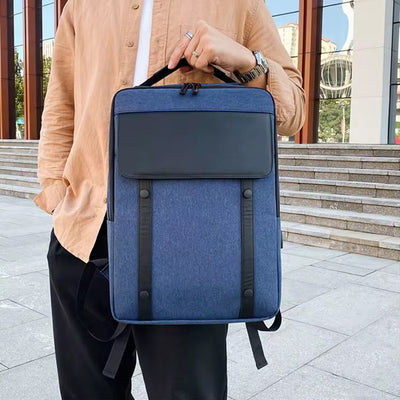 Sac à dos élégant avec port USB – Compatible avec ordinateurs portables jusqu'à 15,6 pouces, résistant à l'eau