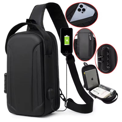 Sac à bandoulière compact, élégant et doté de fonctionnalités avancées