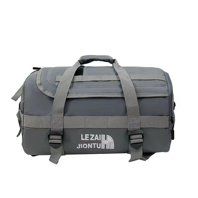 Sac de sport en nylon imperméable, grande capacité, idéal pour gym et voyages.