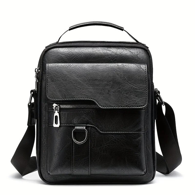 Sac Bandoulière Homme en Cuir PU – Élégance et Fonctionnalité