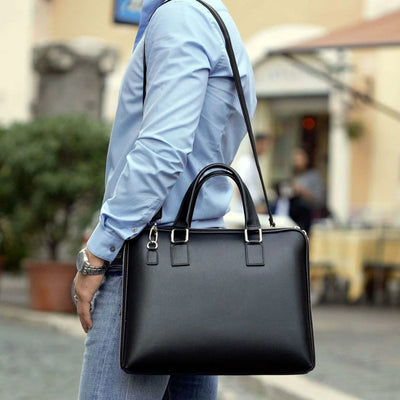 Sac en Cuir Véritable - Noir Élégant