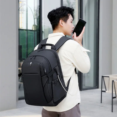 Sac à Dos Toposhine Homme - Anti-Vol, USB, Imperméable (32L)